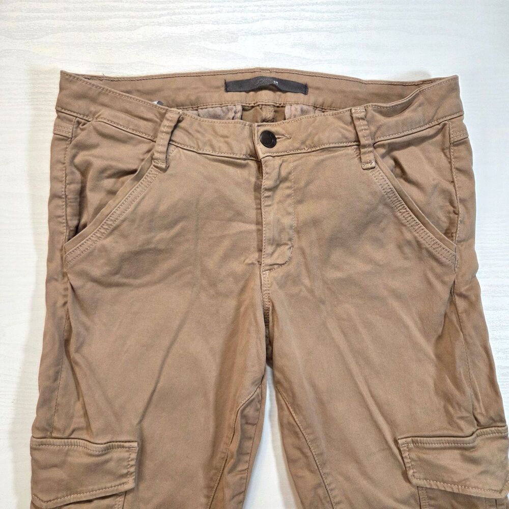 Joe's Jeans Women's W30 Tan Khaki Cargo Pants Made in USA Stretch 30x28